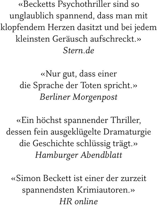 Produktbild Die ewigen Toten (Deutsch, Simon Beckett, 2021)