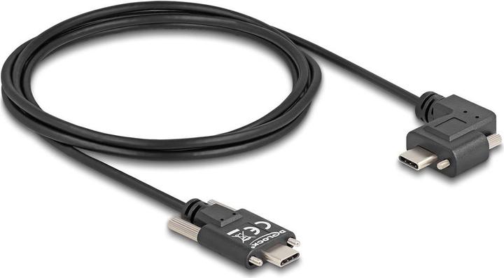 Actual product image Delock USB 2.0 cable USB Type-C plug with screws to USB (2 m, USB 2.0, 60 W)