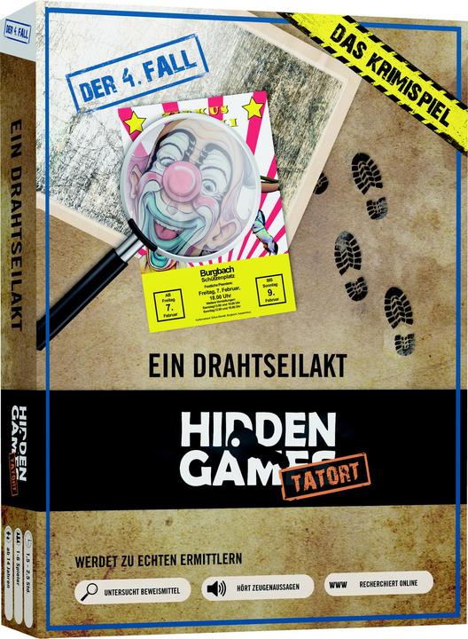 Produktbild Hidden Games Ein Drahtseilakt - Krimispiel (Deutsch)