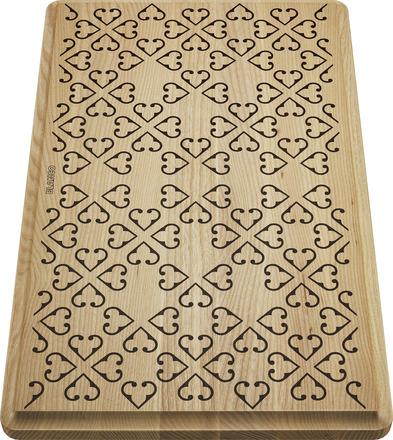 Produktbild Blanco Schneidbrett aus massiver Esche mit Ornament-Dekor