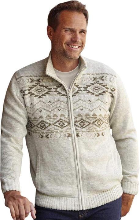 Actual product image Atlas For Men Mens Knitted Fleece Lined Jacket (L)