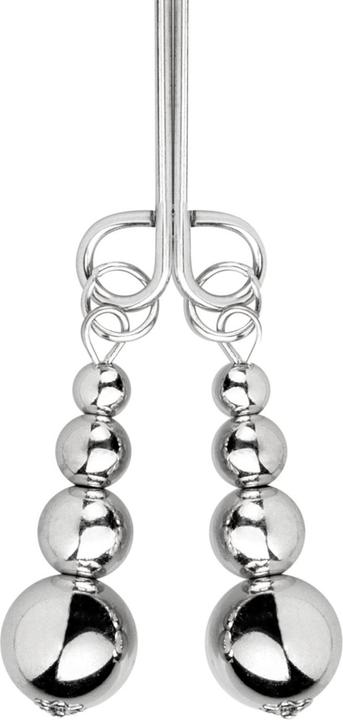 Actual product image Bedroom Fantasies Ball Gag with Nipple Clamps - Black