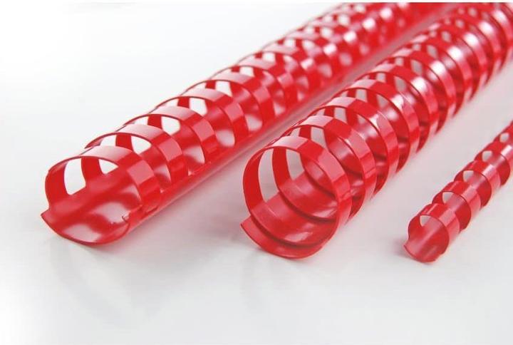 Produktbild GBC Binderücken 10mm, 21 Ringe, weiss, 100 Stk.