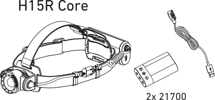 Immagine prodotto Ledlenser H15R Core (2500 lm)