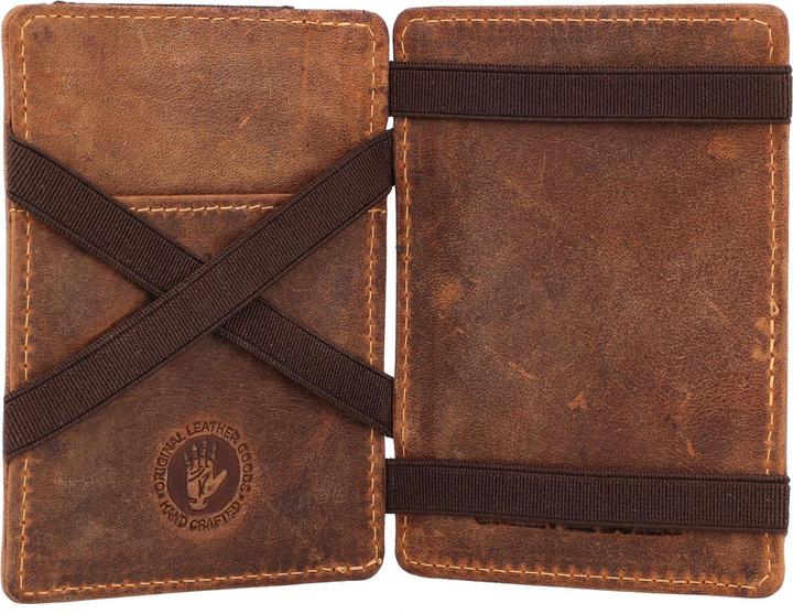 Actual product image Greenburry Vintage Magic wallet RFID leather 10 cm