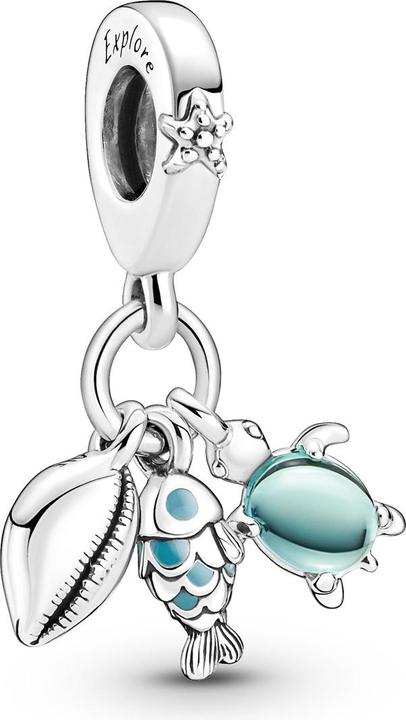 Pandora Fisch Meeresschidkröte Muschel (Silber 925)