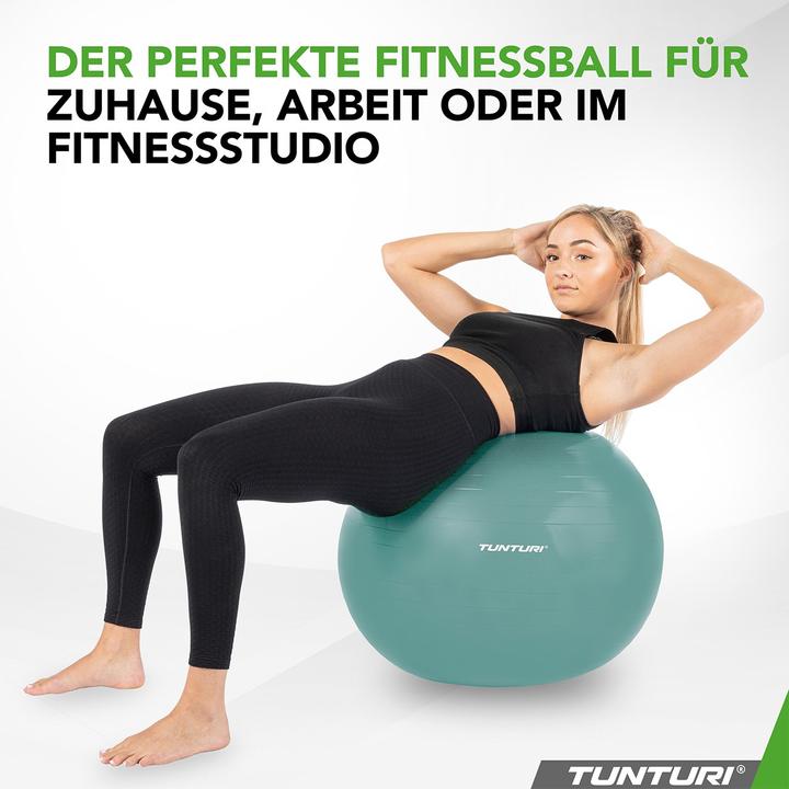 Image du produit Tunturi Gym Ball - Fitnessball reissfest ABS 90 cm Petrolblau (90 cm)