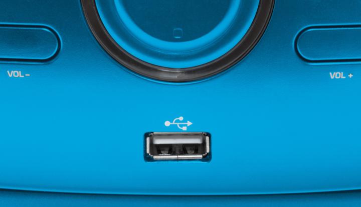 Actual product image Bigben Portable CD/ Radio CD61 USB - blue (VHF)