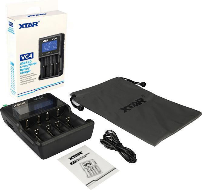 Image du produit Xtar VC4 (1 pcs, A, C, D, AA, AAA, AAAA, Chargeurs sans batterie)