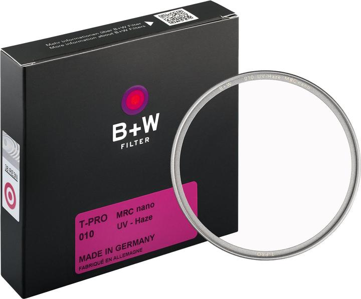 Image du produit B+W T-Pro 010 UV-Haze MRC nano 46mm (46 mm, Filtre de protection, Filtre UV)