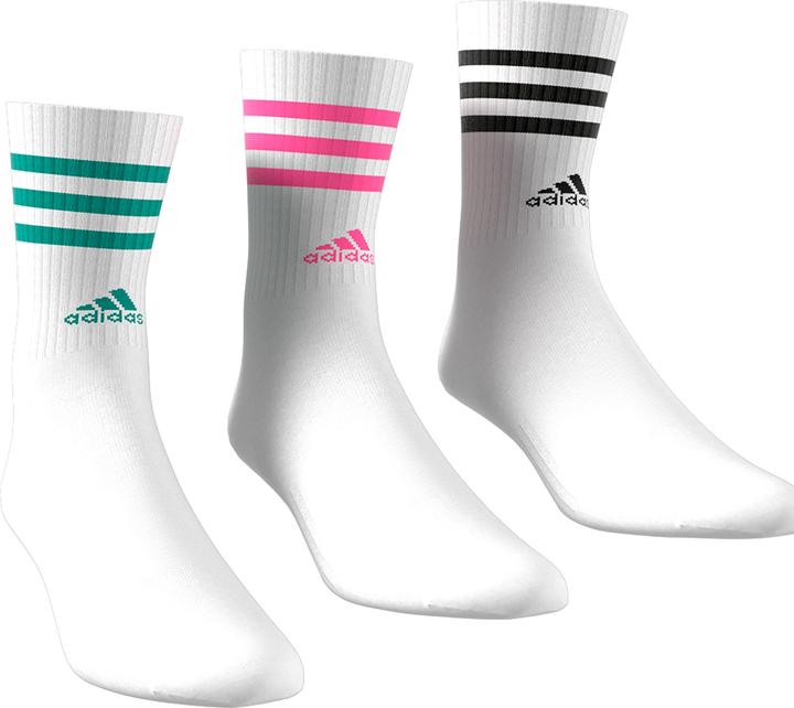 Immagine prodotto adidas 3S Cushioned Sportswear Crew 3-Pack (40 - 42)