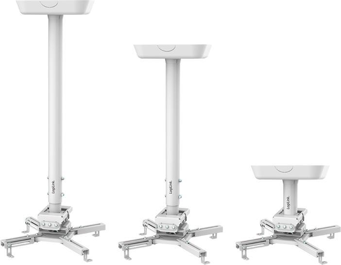 Actual product image LogiLink beamer bracket arm length 595-895 mm white (Ceiling)