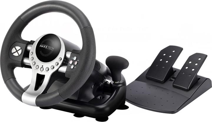 Actual product image Maxx Tech Pro Racing Wheel Kit (PC, Switch, PS4, XBX) (PC, Switch, PS4, Xbox One S, Xbox One X, Xbox Series S, Xbox Series X)