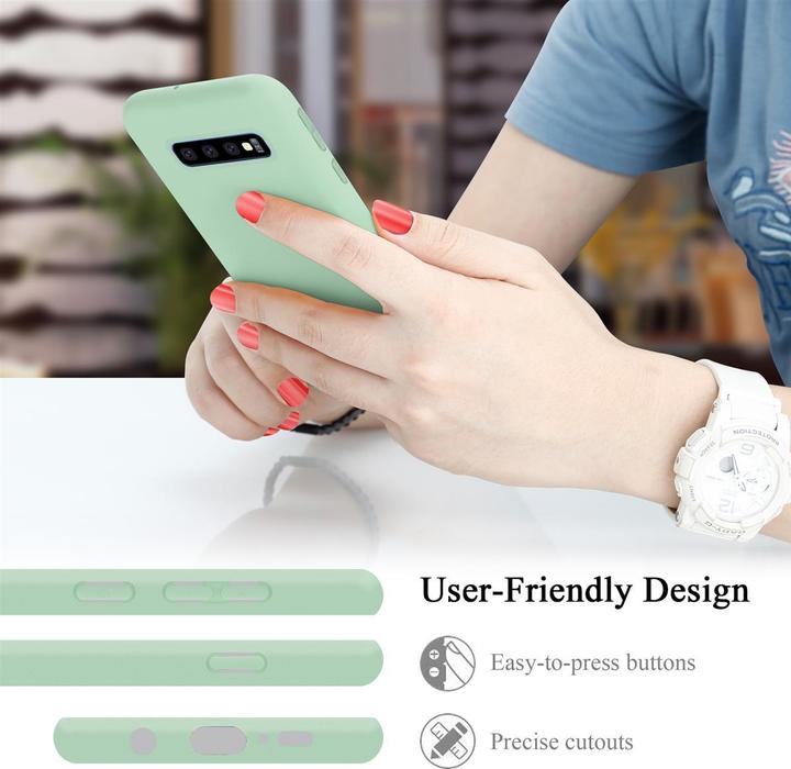 Immagine prodotto Cadorabo Copertura della cassa del silicone liquido TPU (Samsung Galaxy S10+)