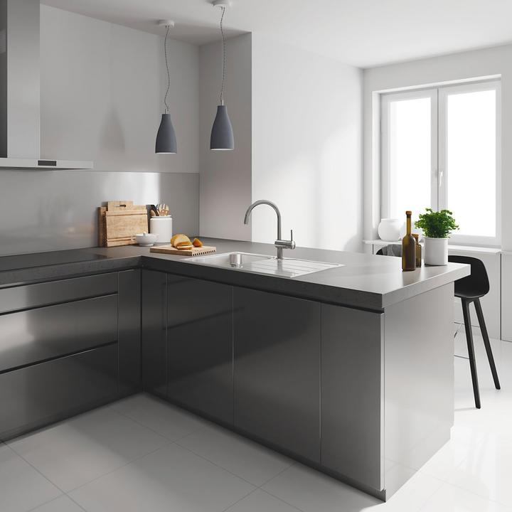 Produktbild Grohe Küchenarmatur mit Handbrause Minta chrom glänzend 32918000