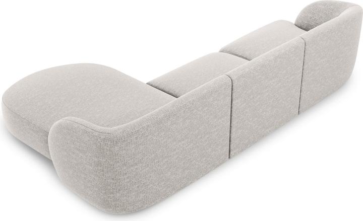 Image du produit Micadoni Canapé D'Angle Droit, "Miley", 4 Places, 255x156x70Fabriqué en Europe (Canapé d'angle)