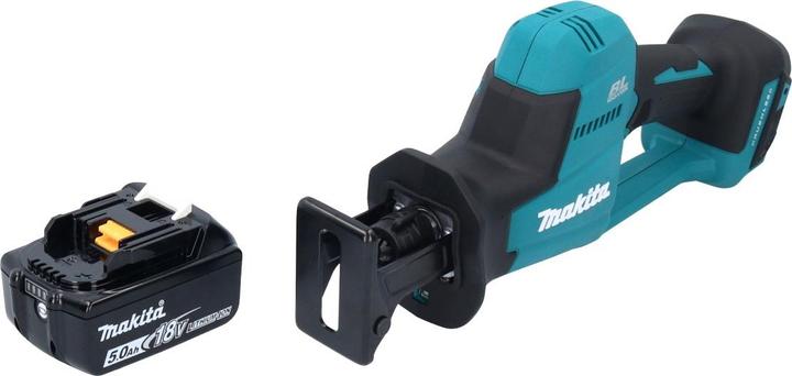 Actual product image Makita DJR 189 T1 Battery Reciprocating Saw 18 V Brushless + 1x Battery 5,0 Ah - without charger