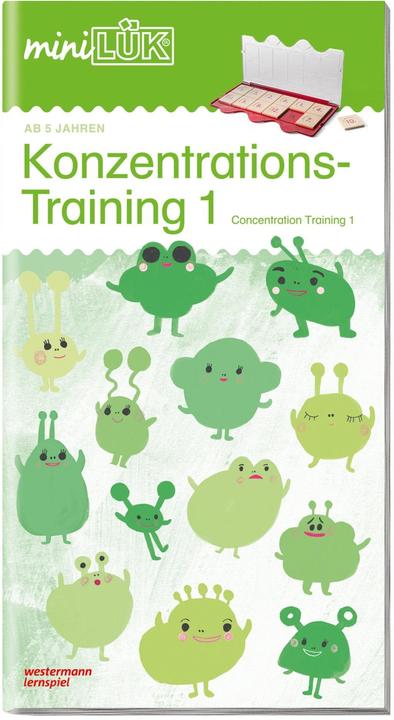 Produktbild Konzentrationstraining 1: für Vor- und Grundschulkinder (Deutsch, Heinz Vogel, 2002)
