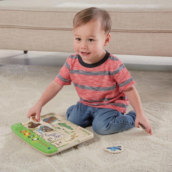 Image du produit VTech Premier Puzzle Interactif Animaux (Français)