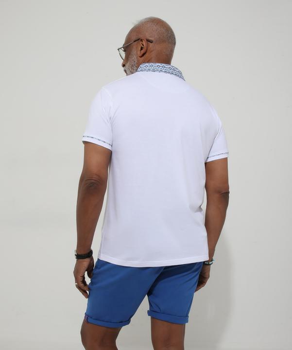 Actual product image Joe Browns Smart Aztec Trim Polo Shirt (S)