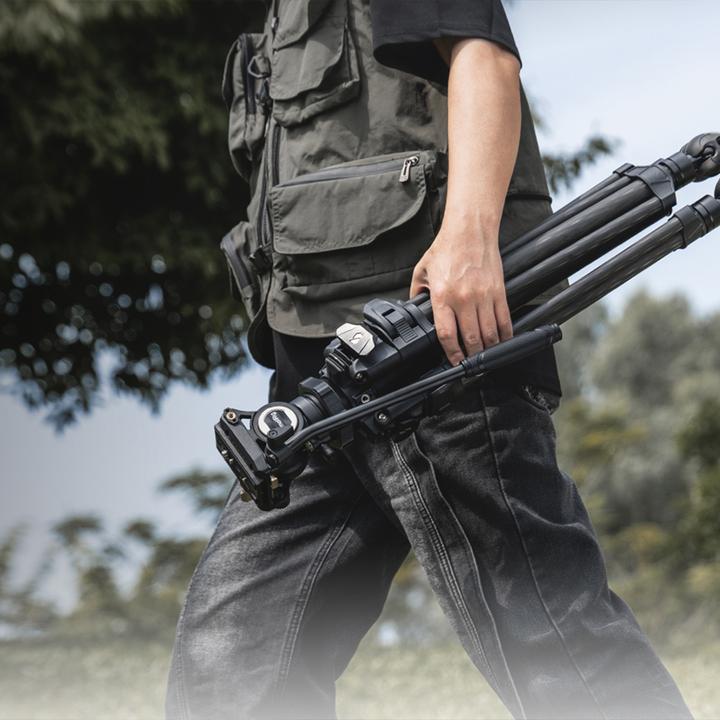 Actual product image SmallRig Lightweight Video Carbon Fibre Tripod Kit AD 50 Pro 4420 (Plastic)