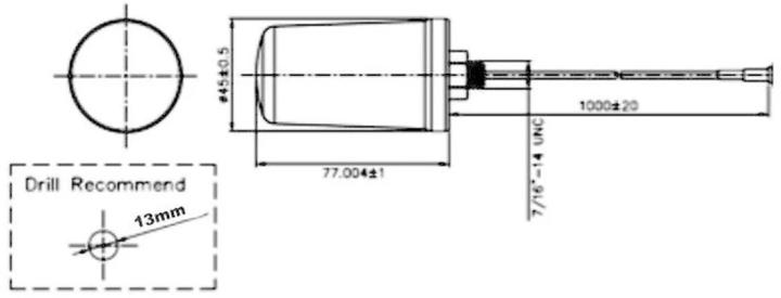 Immagine prodotto Delock Antenna WLAN per esterni, IP67, cavo da 1m (WiFi)