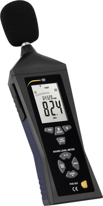 PCE Instruments Fonometro Registratore di dati PCE-323 30 - 130 dB 30 Hz - 8