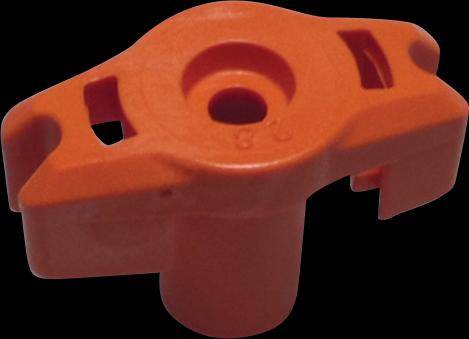 NaanDan Kunststoff-Hauptdüse 2,8mm orange Typ 5022 / 427 / 6024 / 6025
