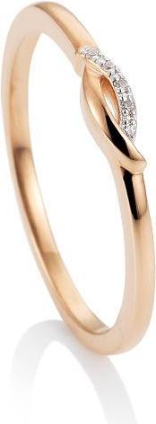 Breuning RING - BRILL. 0,025 Ct. H/si (50, 585/14 K Gold)