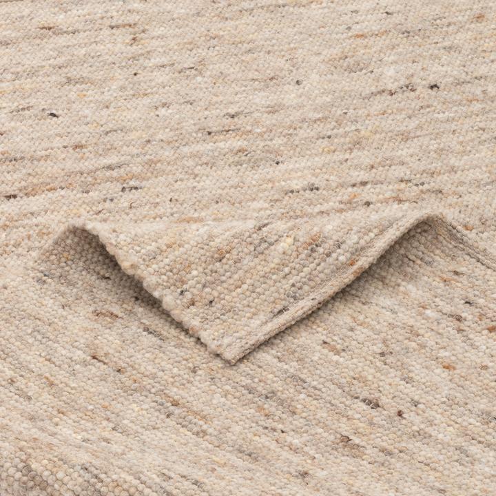 Actual product image Pergamon Natur Teppich Wolle Alaska Meliert (60 x 90 cm)