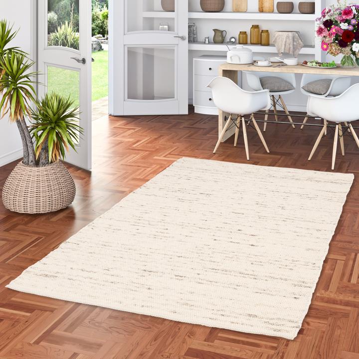 Produktbild Pergamon Natur Teppich Wolle Alaska Meliert (60 x 90 cm)