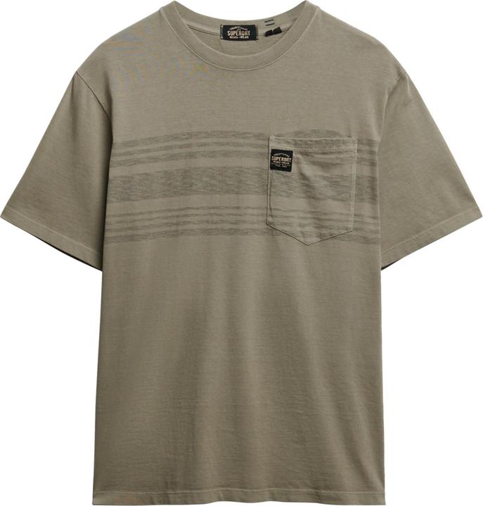 Actual product image Superdry Contrast Stripe Pocket Tshirt (XL)
