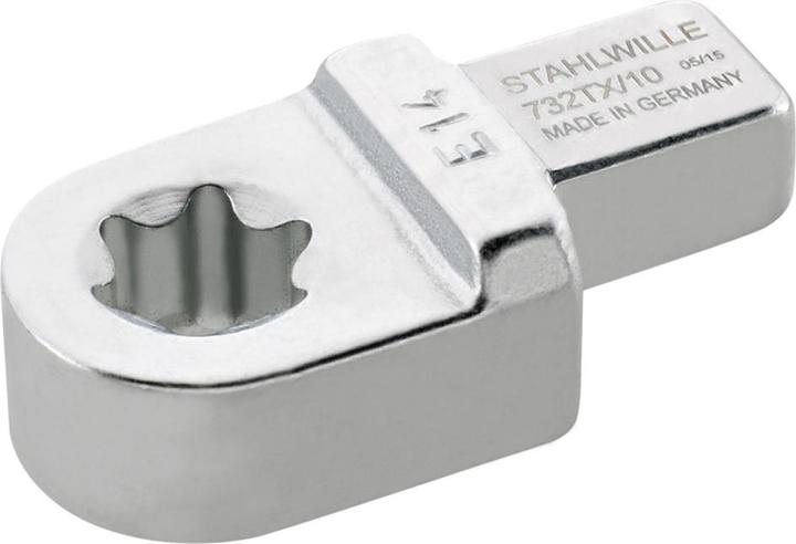 Produktbild Stahlwille Einsteckwerkzeug 732TX/10 E 6 Schlüsselweite E6 9 x 12 mm Chrom-Alloy-Stahl