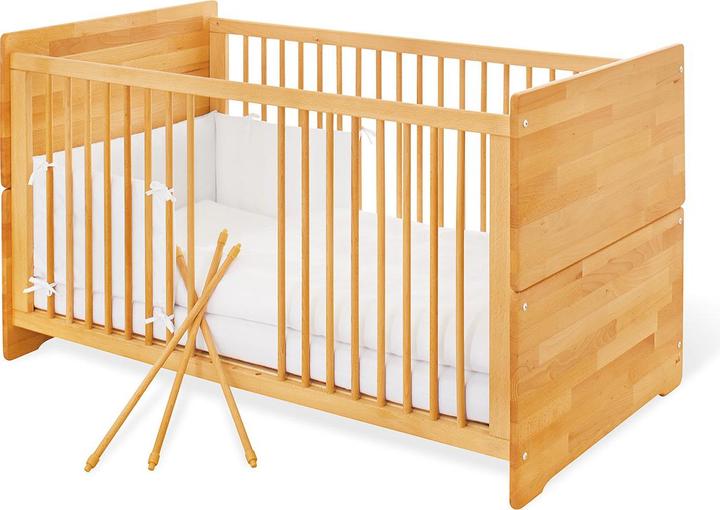 Produktbild Pinolino Sparset Natura breit (Babybett, Wickelkommode)