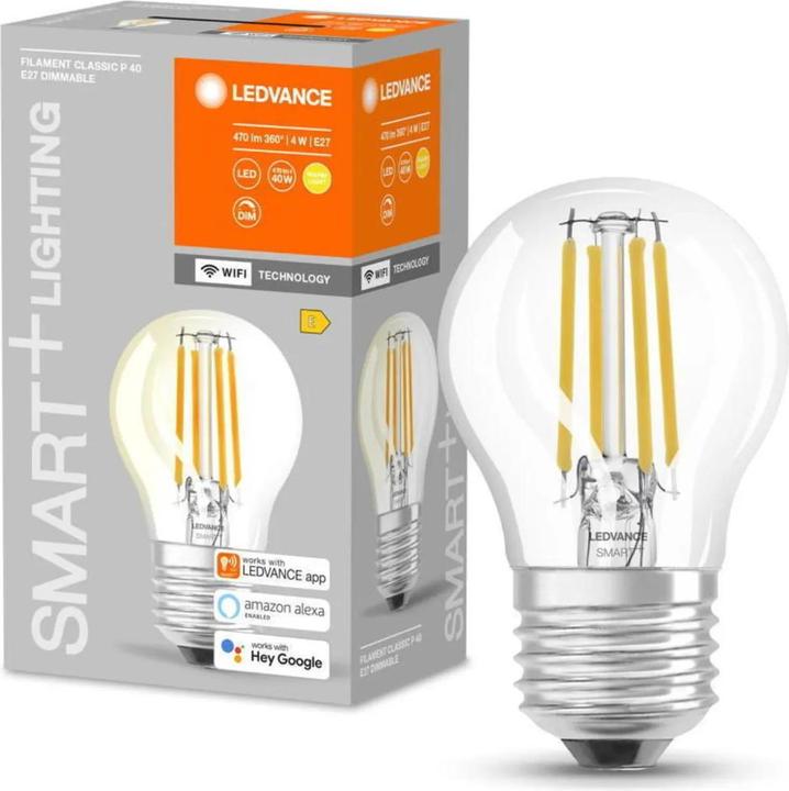 Image du produit Ledvance Smart+ Wifi Filament Mini Bulb (E27, 4 W, 470 lm, 1 x, E)