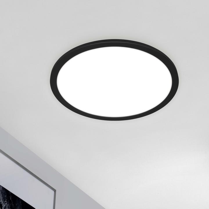 Image du produit Briloner Panneau LED CCT, noir, LED/24W (2200 lm)