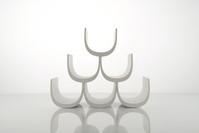 Image du produit Alessi Cage à bouteille Noè (34.5 x 15.5 x 30 cm)