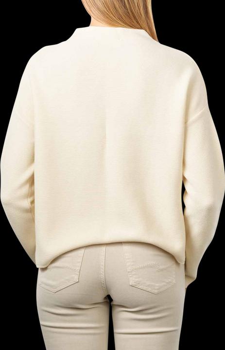 Actual product image Armedangels Long Sleeve Merinaa Pullover Left Left Oatmilk (S, L)