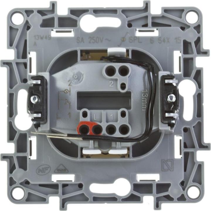 Image du produit Legrand Bouton-poussoir Niloe à fermeture 664515 éclairé, y compris l'étiquetage par LED avec