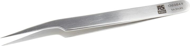 Rs Pro Edelstahl Pinzette Säurebeständig, Spitze Fein, 115 mm