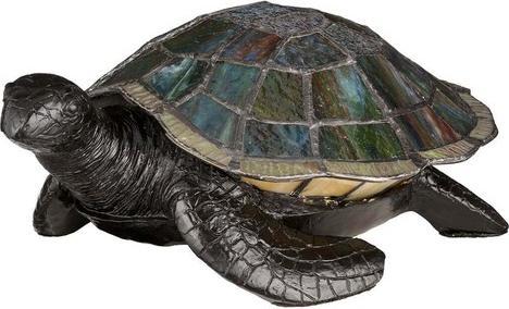 Image du produit Elstead Lighting Tiffany Animal Lamps LED Lampe de table G9 bronze vintage (240 lm, G9)