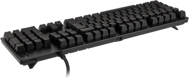 Actual product image Logitech G Mechanical gaming keyboard G512 with cable, USB 2.0, QWERTZ, carbon fibre, RGB (DE, Cable)