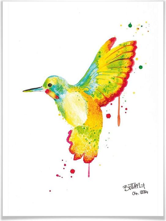 Image du produit Trenddeko Buttafly - Colibri (24 x 30 cm)