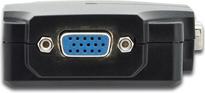 Actual product image Digitus VGA Splitter 2-Port 350MHz int.power amplifier up to 75m max resolution 2048x1536 at 60Hz