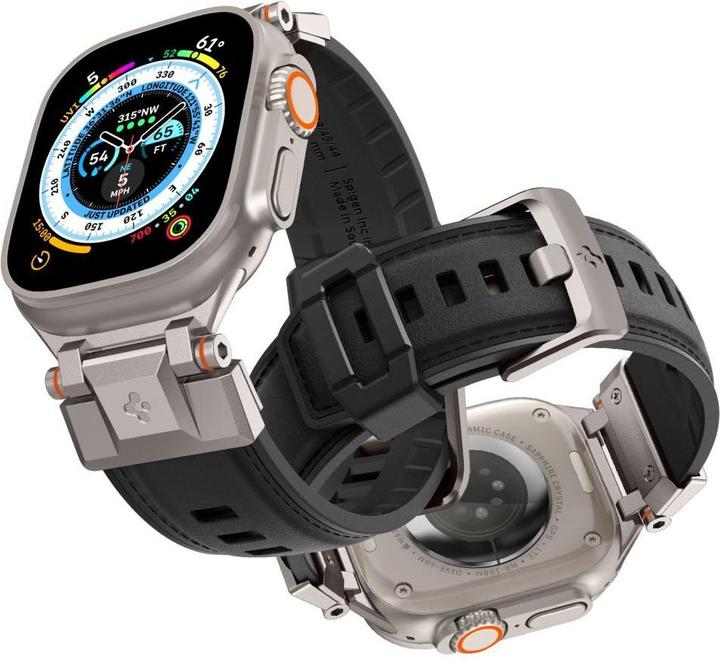 Actual product image Spigen DuraPro Armor PU Apple Watch (49mm) Band (Thermoplastic polyurethane (TPU), Polyurethane (PU))
