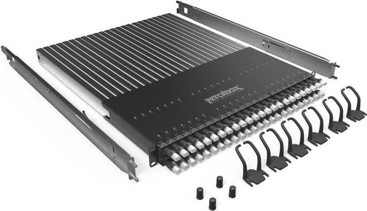 Produktbild PATCHBOX Plus+ 19", STP Schwarz (STP, CAT6, 0.60 m)