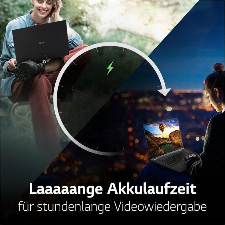Image du produit LG gram 14Z90R-G.AA79G W11H (14", Intel Core i7-1360P, 16 Go, 1000 Go)