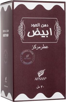Actual product image Afnan Dehn Al Oudh Abiyad (20 ml)