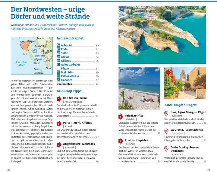Image du produit Adac Reiseführer Korfu Lefkada Ithaka Kefalonia Zakynthos (Allemand, Klio Verigou, 2024)