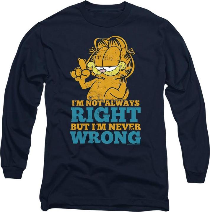Garfield Never Wrong TShirt (M)
